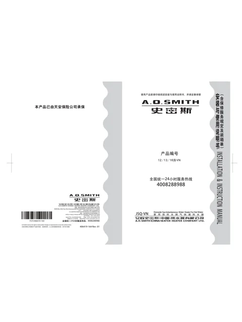 AO史密斯JSQ26-VN