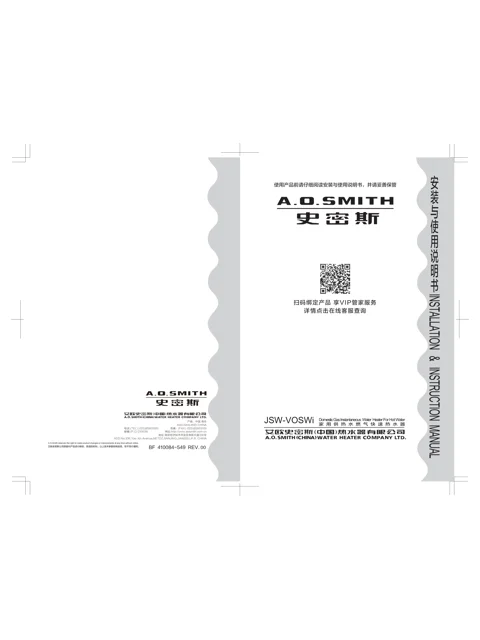 AO史密斯JSW31-VOSWi