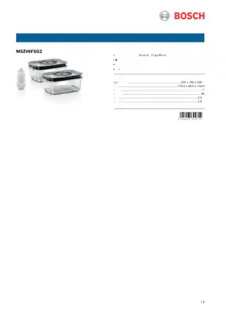 bosch博世MSZV6FSG2