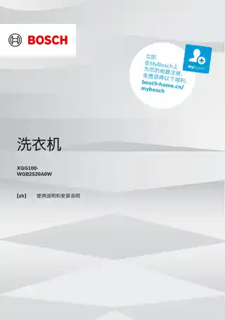 bosch博世WGB2520A0W