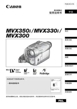 CANON佳能MVX330i