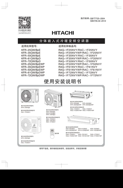 hitachi日立RAQ-1F61NVY