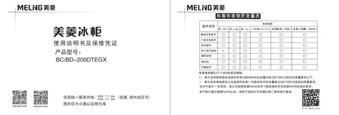 meiling美菱BC_BD-200DTEGX