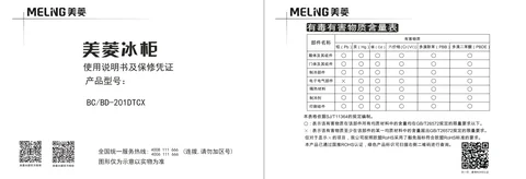 meiling美菱BC_BD-201DTCX