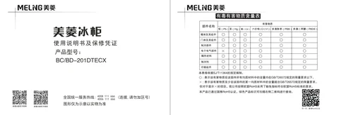 meiling美菱BC_BD-201DTECX