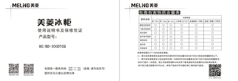 meiling美菱BC_BD-300DTCQ