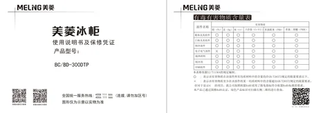 meiling美菱BC_BD-300DTP