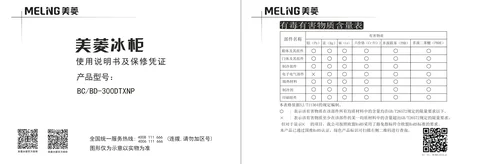 meiling美菱BC_BD-300DTXNP