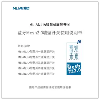 MLIANJIA智慧Ai二键屏显开关