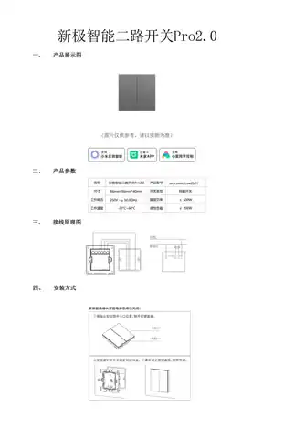 新极智能二路开关Pro2.0