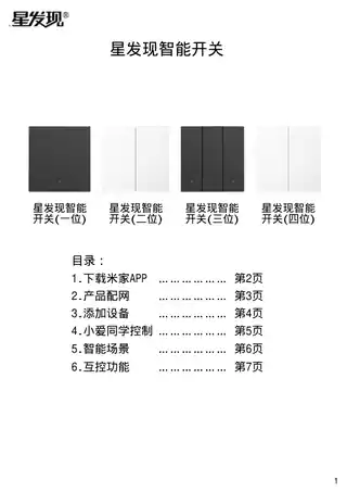 星发现智能开关(二位)