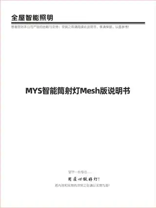 智能筒射灯Mesh版