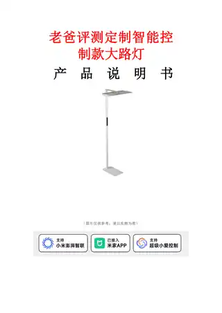 老爸评测定制智能控制款大路灯