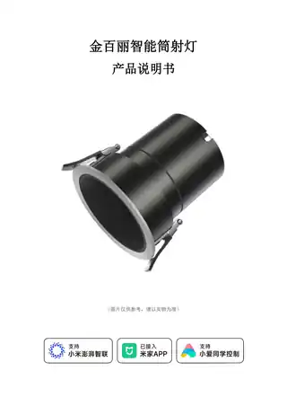金百丽智能筒射灯