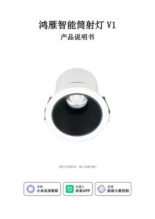 鸿雁智能筒射灯V1