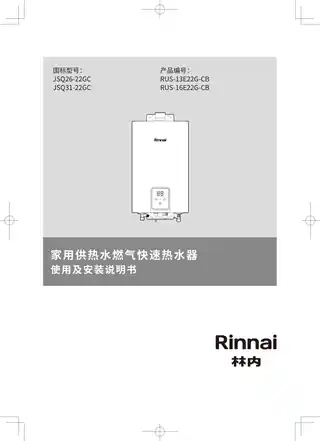 rinnai林内JSQ31-22GC