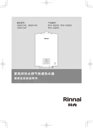 rinnai林内JSQ31-S41