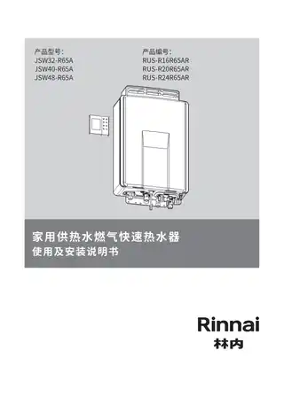 rinnai林内JSW40-R65A