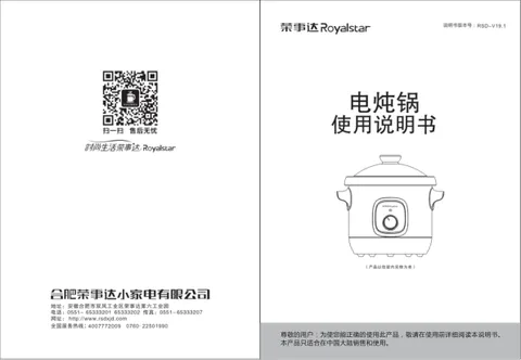 Royalstar荣事达RDG-20WF
