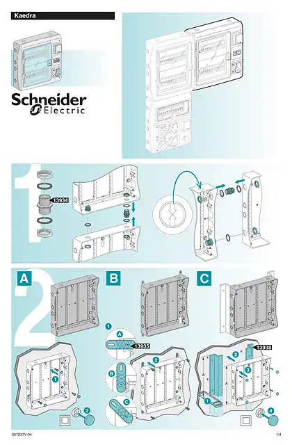 schneider施耐德Kaedra-带接口的模块化开关柜外壳-说明书