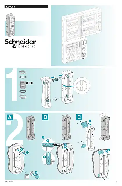 schneider施耐德Kaedra-接口外壳-说明书