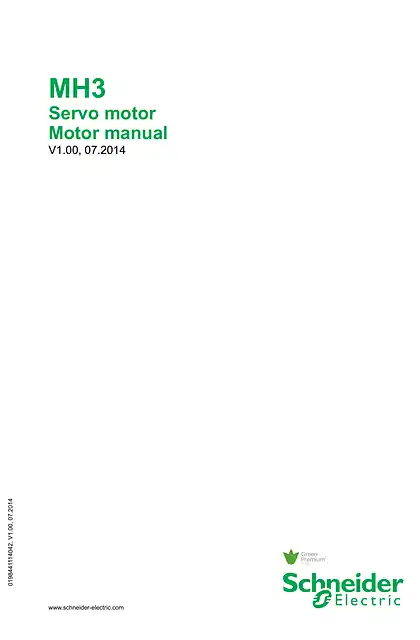 schneider施耐德MH3电机手册V1.0_EN