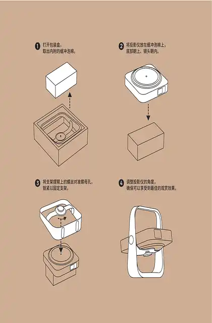 xgimi极米画框云台支架